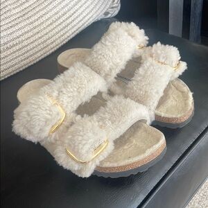 Birkenstock Arizona Big Buckle Teddy size 35